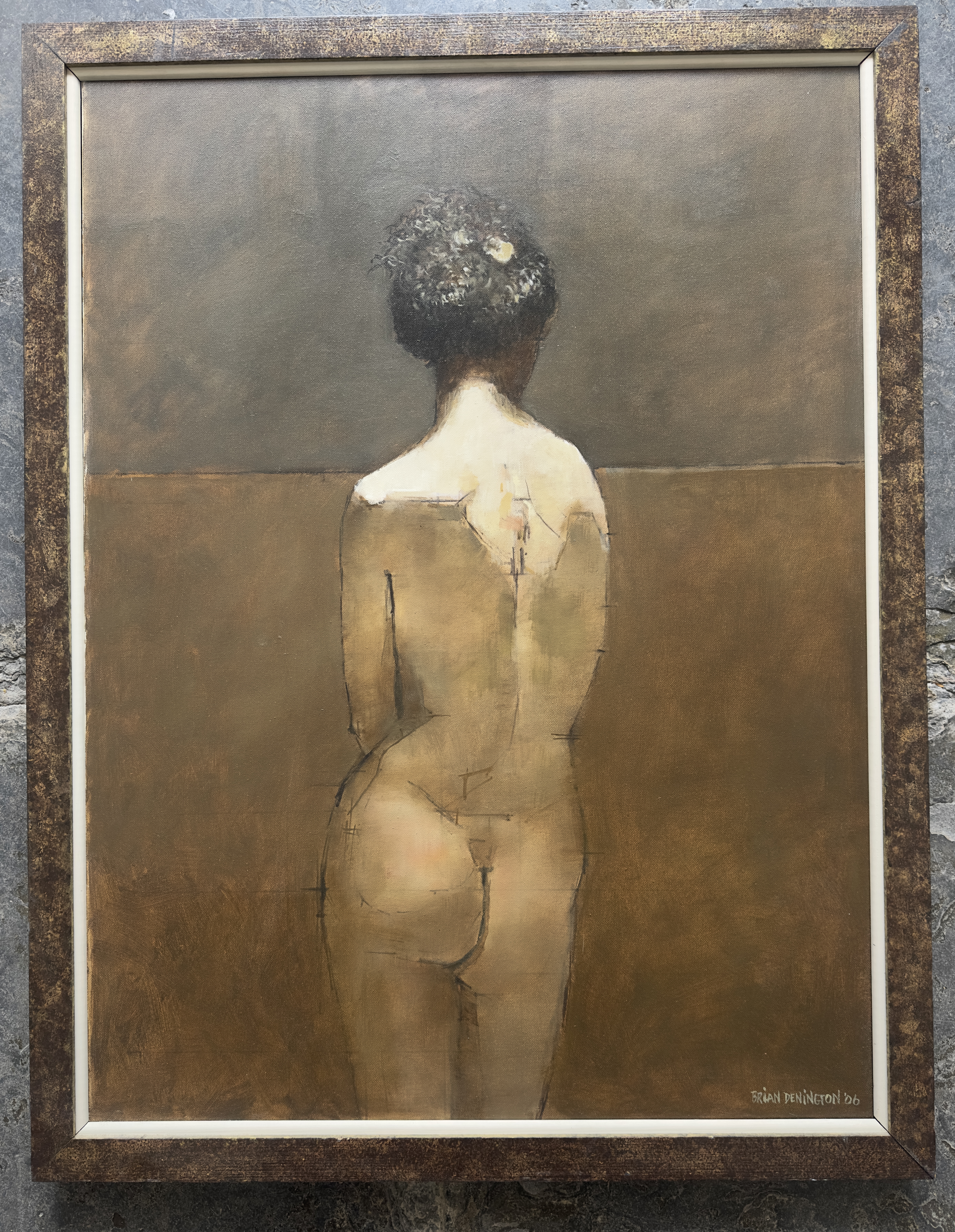 Unique Pre-loved Works of Art Brian Dennington 'Nude'
