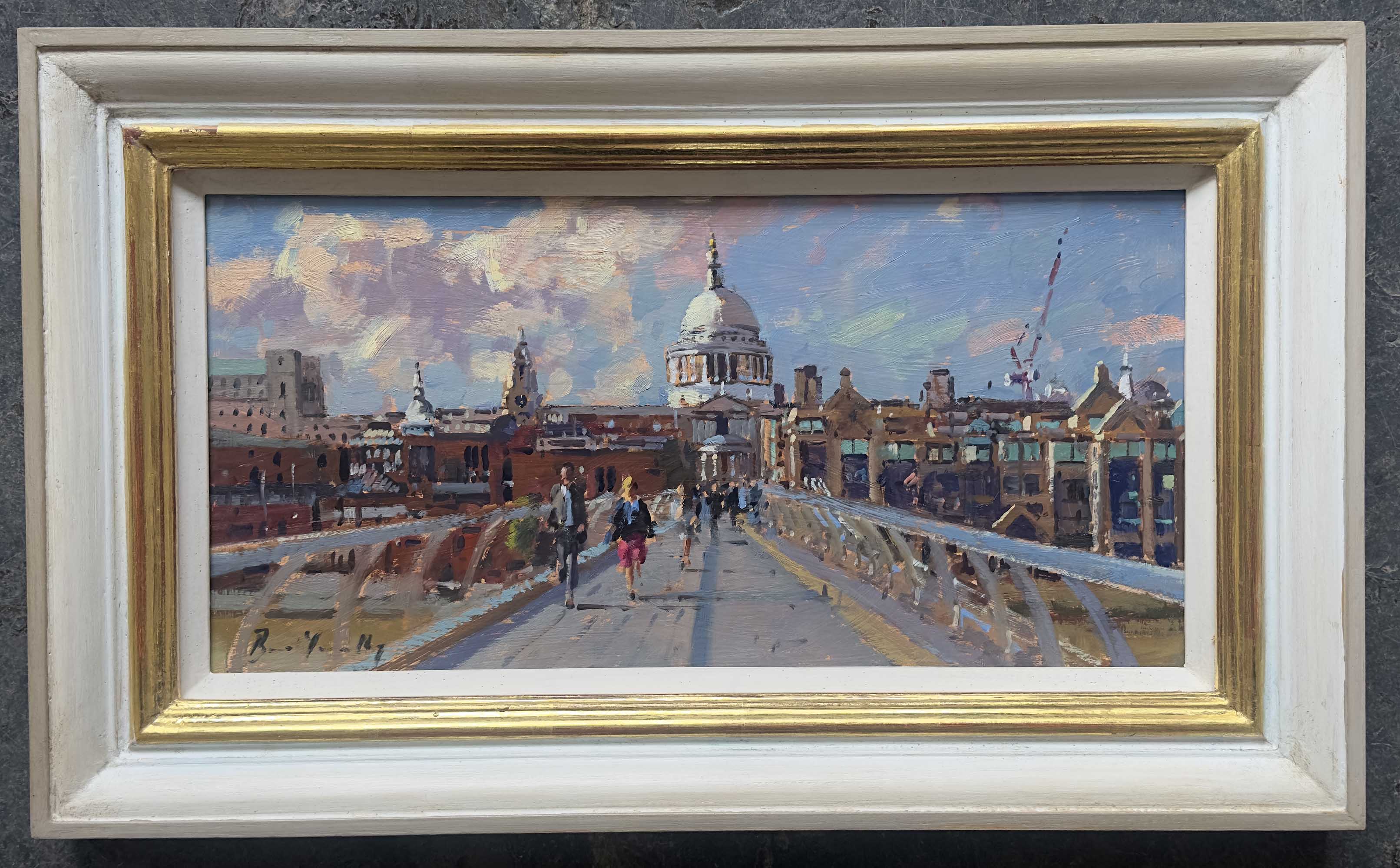 Yardley, Bruce St Paul's from Millennium Bridge