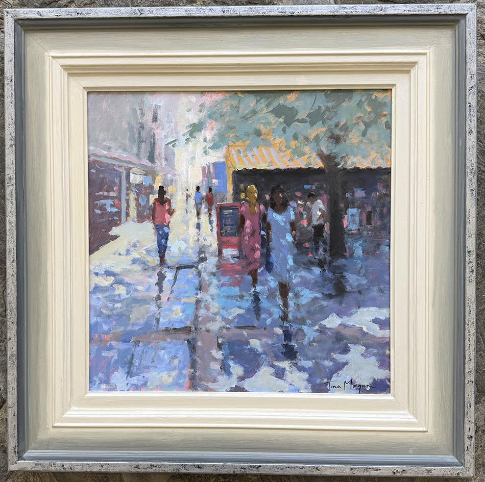Tina Morgan SWA Walking in the Shade, Cap D'Agde