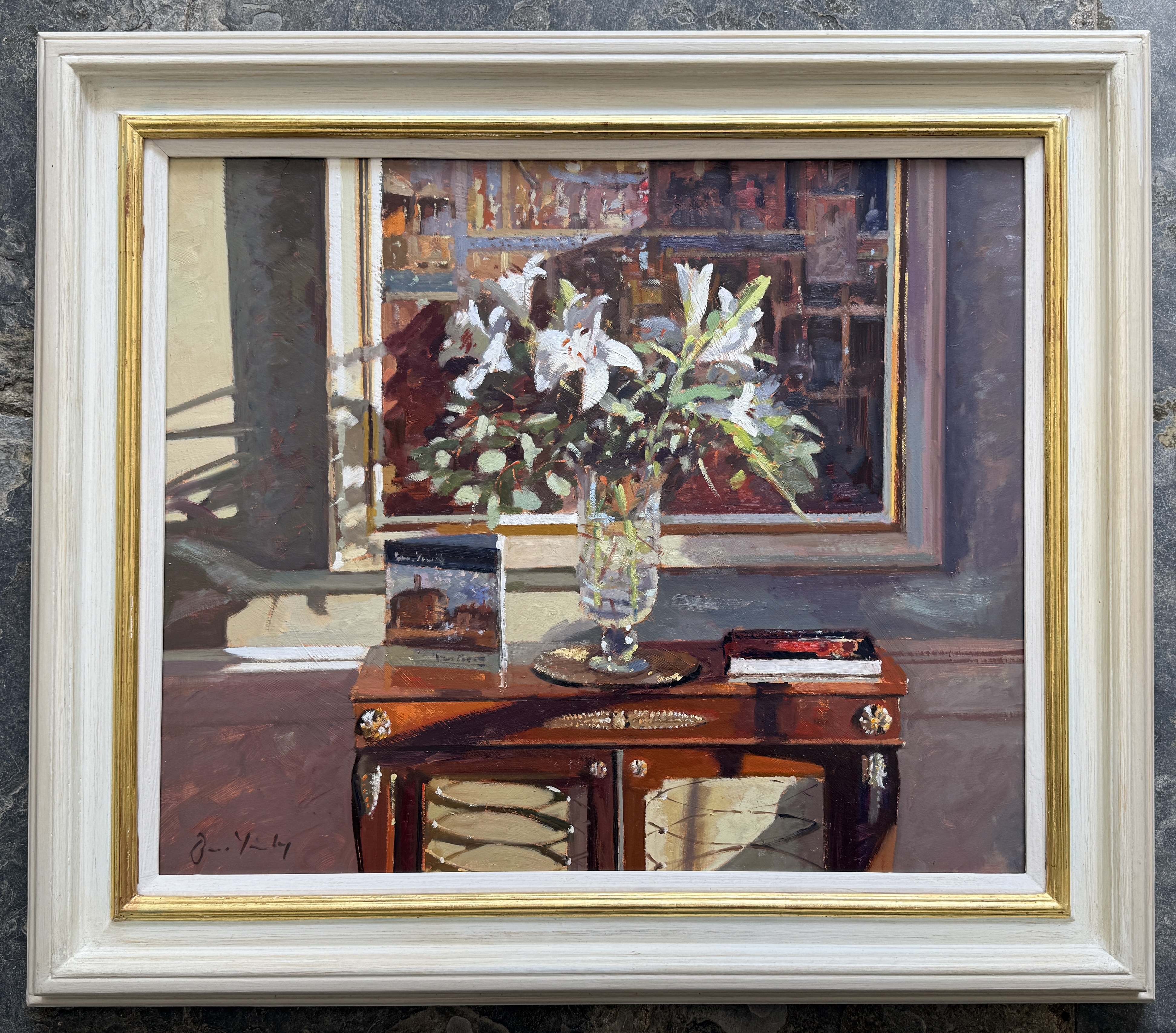 Yardley, Bruce Lilies in Slanting Sun 