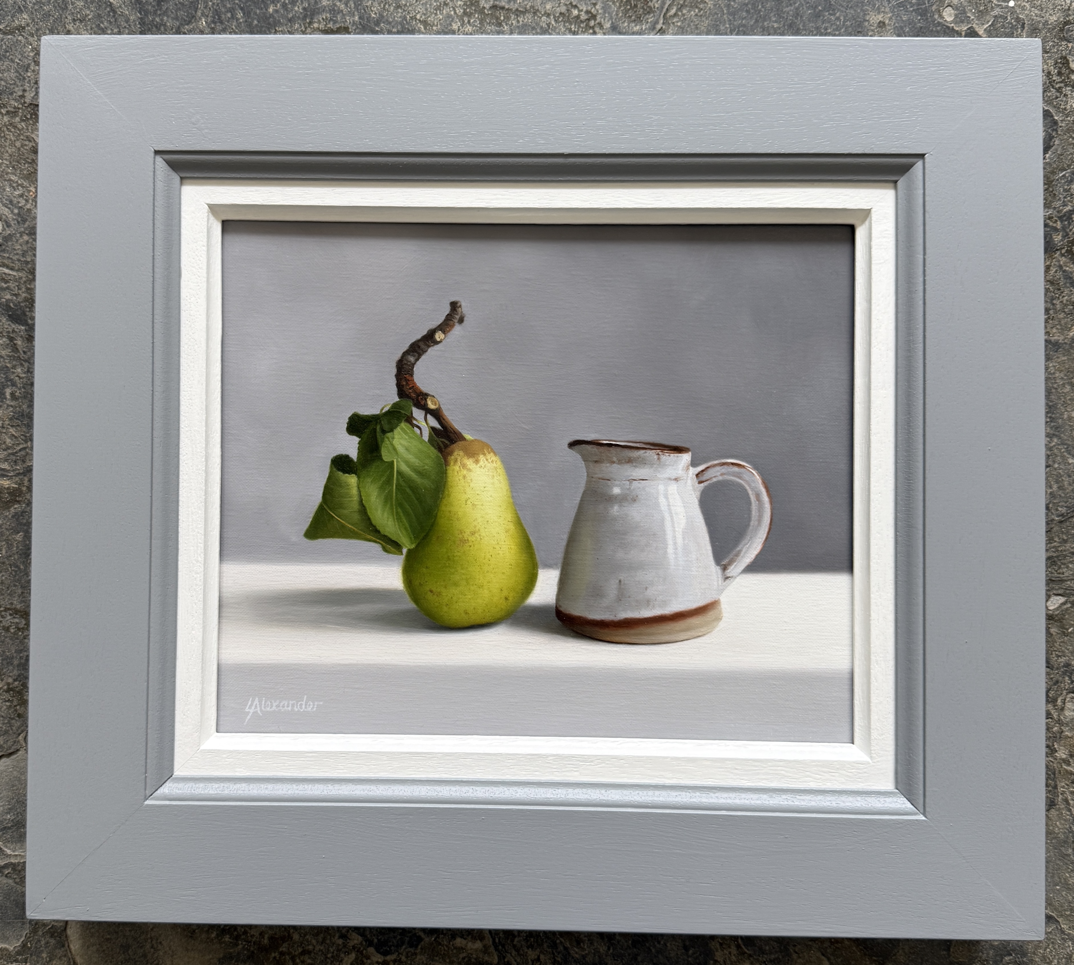 Linda Alexander ROI Ceramic Jug & Pear