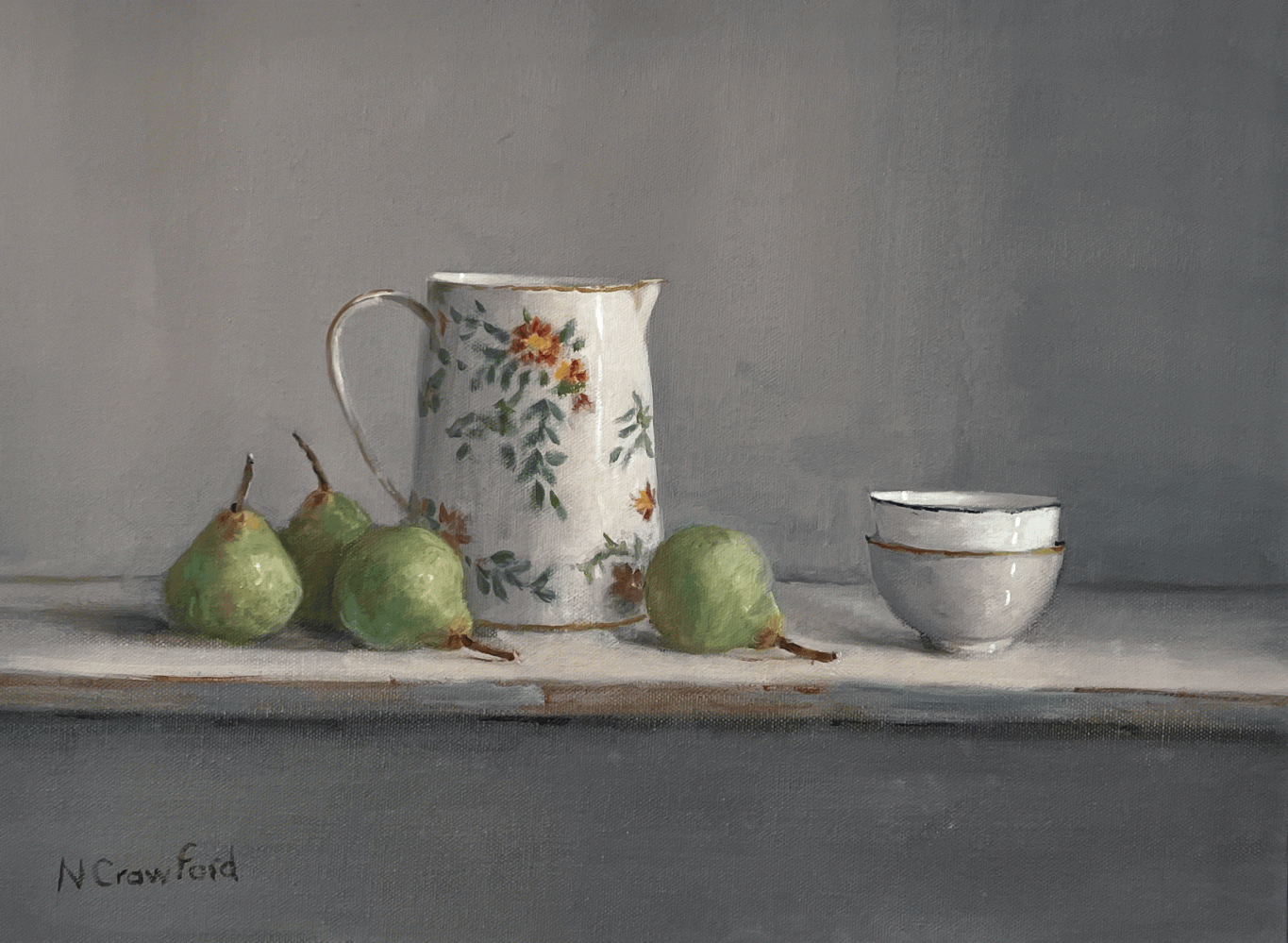 Nellie Crawford Jug & Pears