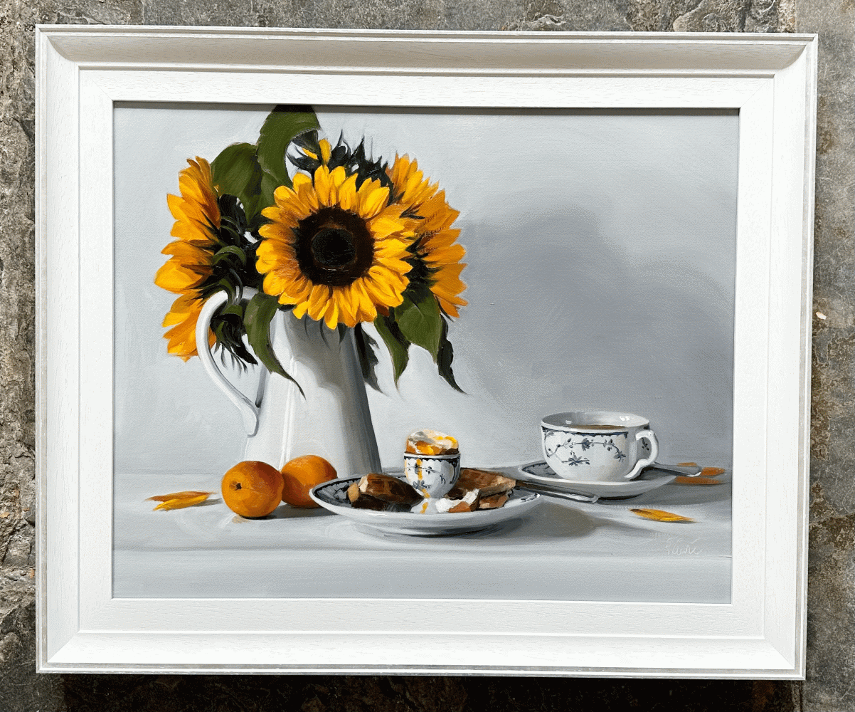 Francesca Currie RBSA Sunflowers with Breakfast