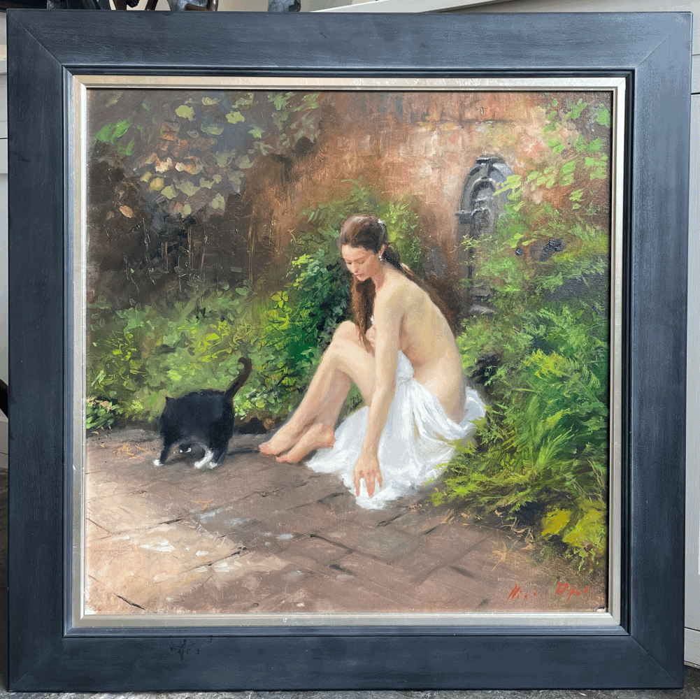 Michael  Alford  Nude in the Walled Garden