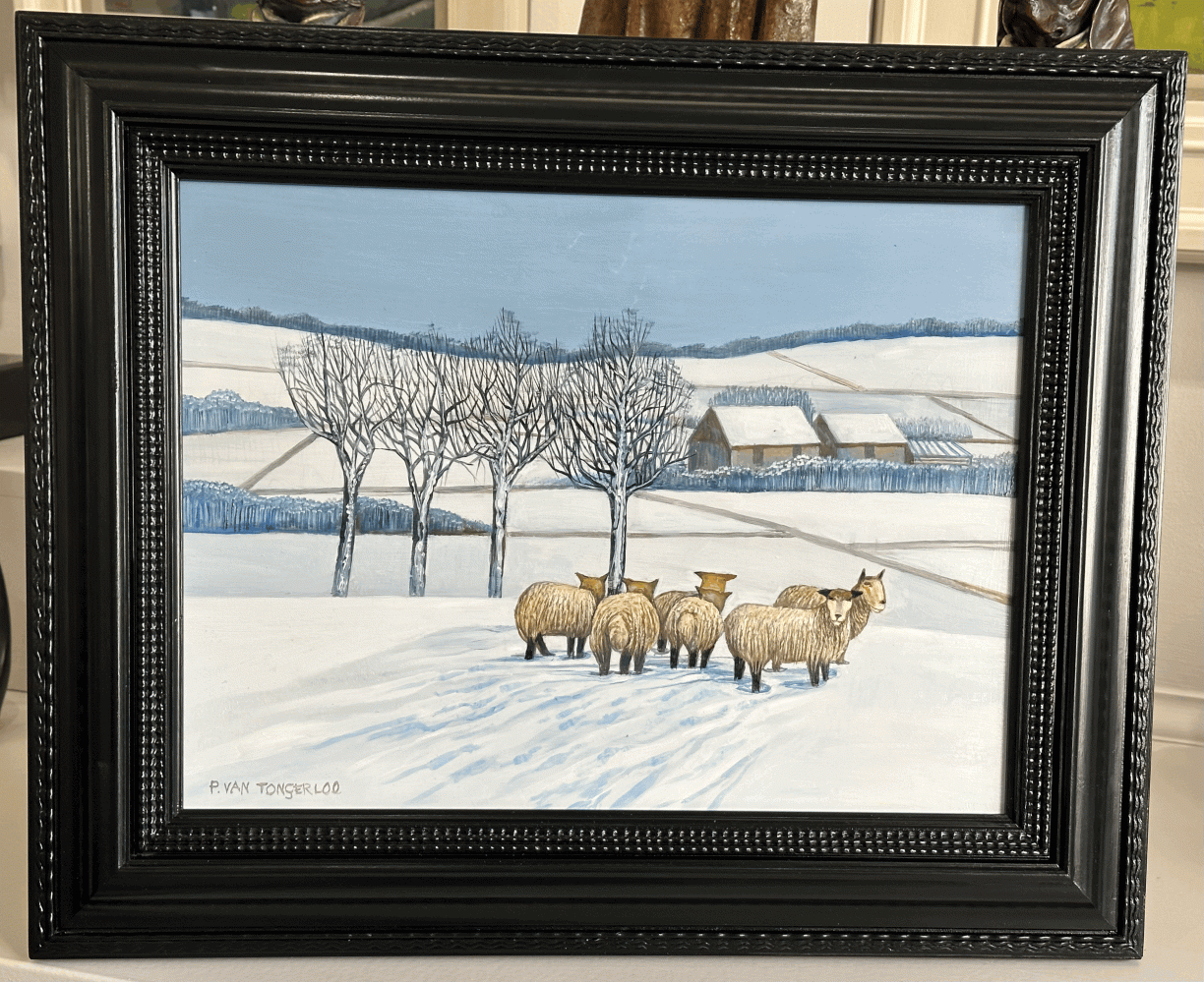 Peter  Van Tongerloo Winter on the Farm